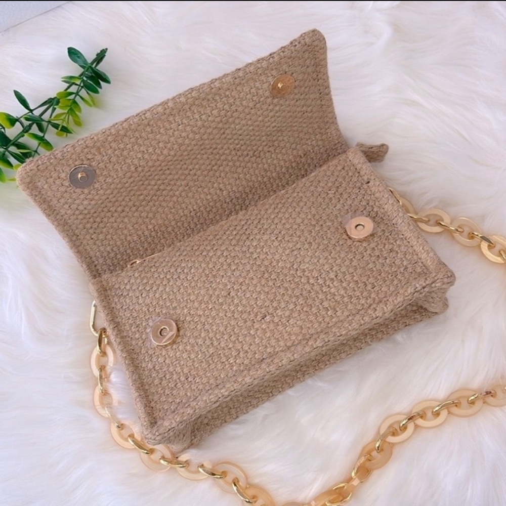 DIOR Beauty RAFFIA ACRYLIC CHAIN SHOULDER BAG - Picture 5 of 9
